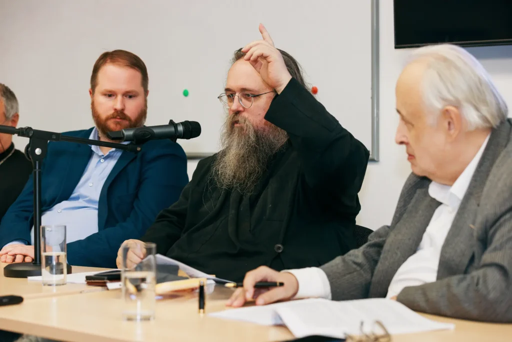 Andrey Kuraev, Debata naukowa – Uniwersytet Warszawski, fotografia eventowa - Studio Kreatywna Sesja, Warszawa